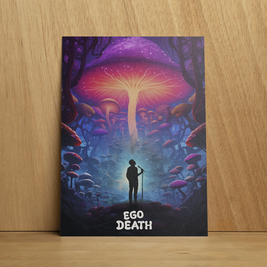 Ego Death Mushroom Forest Art Print