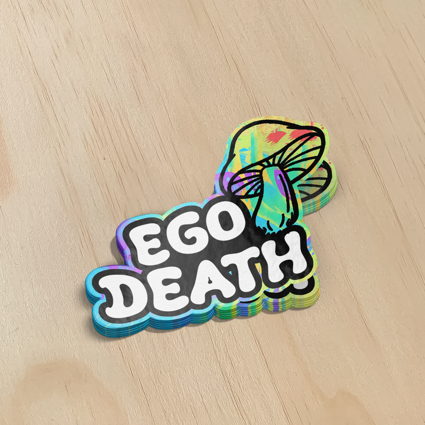 Ego Death Die Cut Sticker